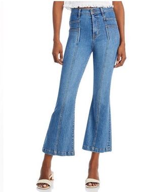 Veronica Beard • Carson High Rise Ankle Flare Jean Great Escape Wash‎